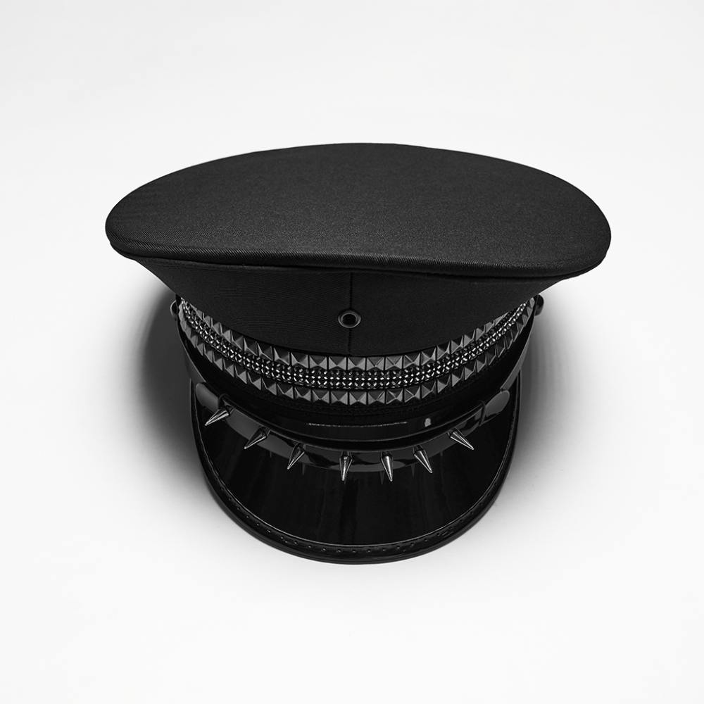 Punk Rave - Sinthetic Halo Officer Hat - Black
